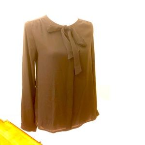 Black see-through top